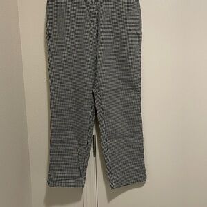 New York & Company Black and White gingham checked ankle Cropped Pants